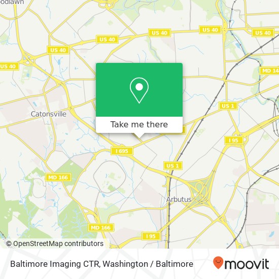 Mapa de Baltimore Imaging CTR