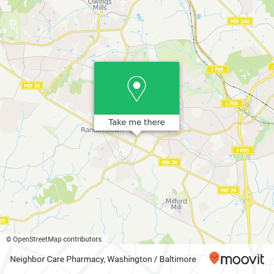 Neighbor Care Pharmacy map