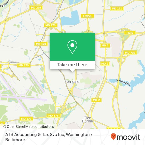 ATS Accounting & Tax Svc Inc map