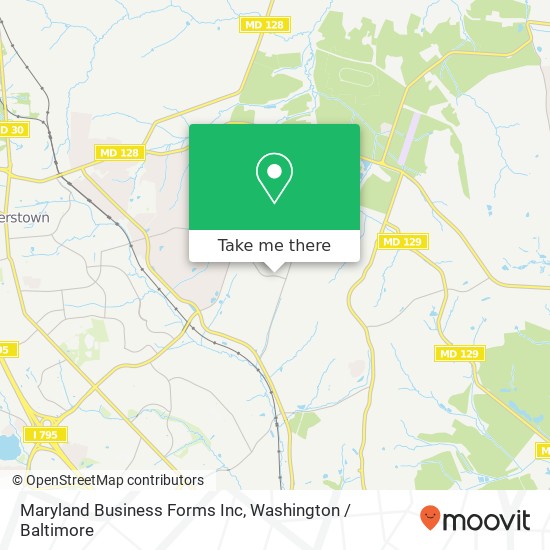 Maryland Business Forms Inc map