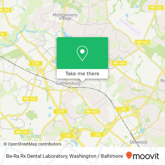 Mapa de Be-Ra Rx Dental Laboratory