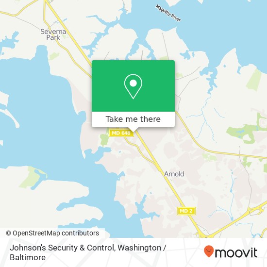 Mapa de Johnson's Security & Control