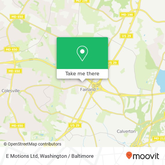 Mapa de E Motions Ltd