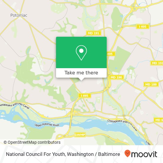 National Council For Youth map