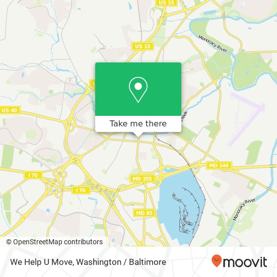 We Help U Move map