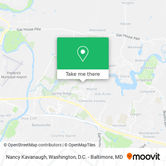 Mapa de Nancy Kavanaugh