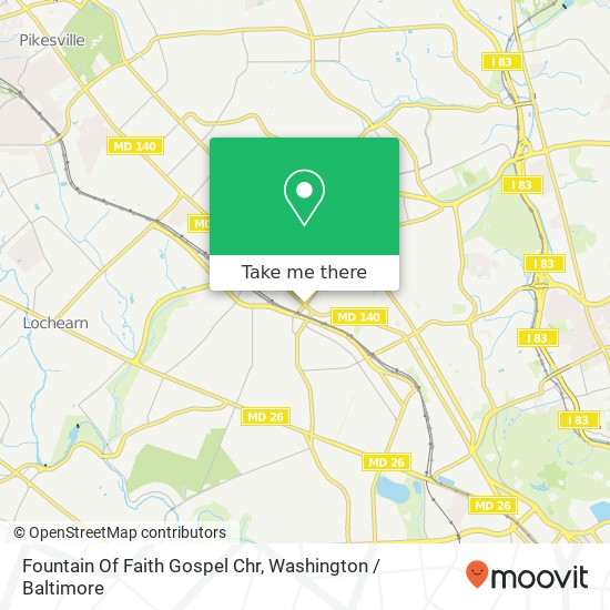 Mapa de Fountain Of Faith Gospel Chr