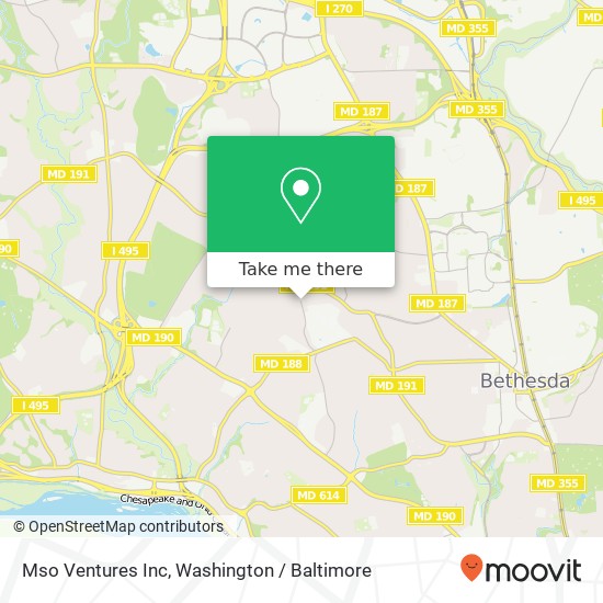 Mapa de Mso Ventures Inc
