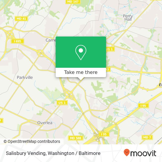 Mapa de Salisbury Vending