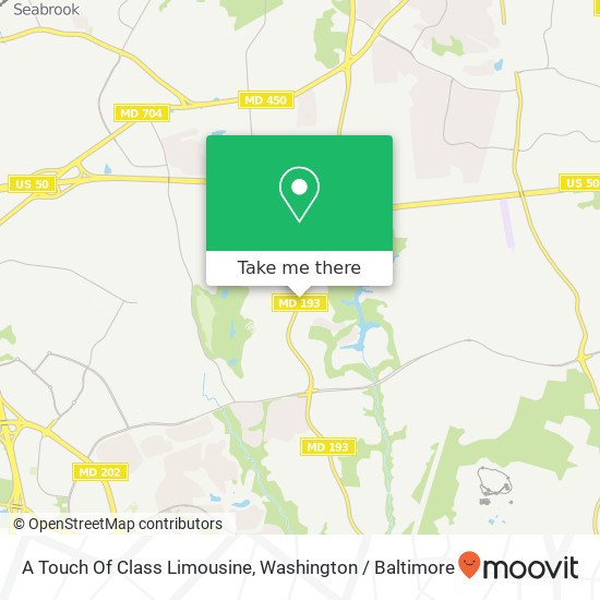 A Touch Of Class Limousine map