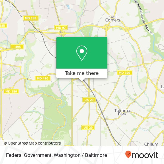 Federal Government map