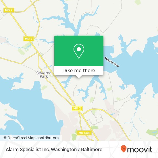 Mapa de Alarm Specialist Inc