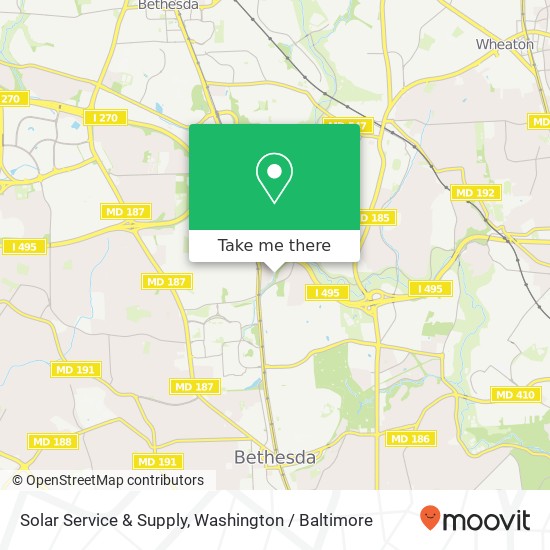 Solar Service & Supply map