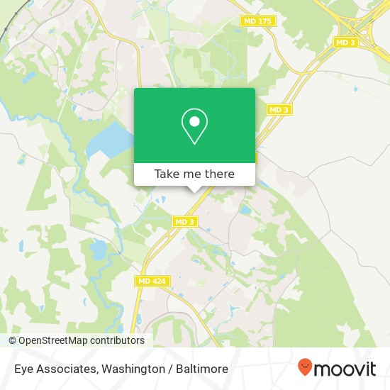 Eye Associates map