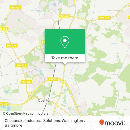 Mapa de Chespeake Industrial Solutions