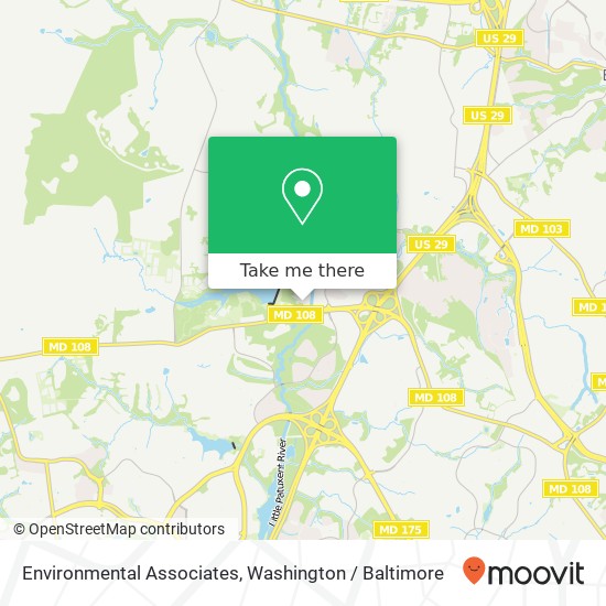 Environmental Associates map