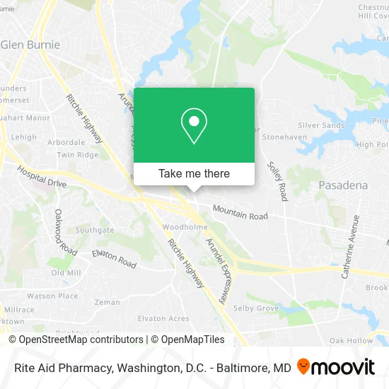 Rite Aid Pharmacy map