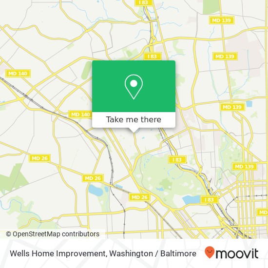 Wells Home Improvement map