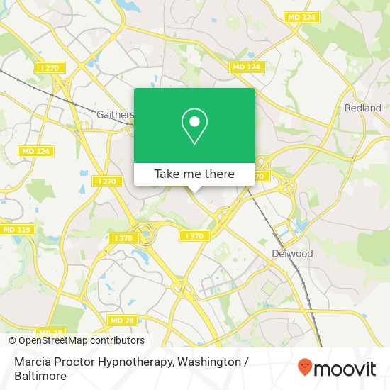 Marcia Proctor Hypnotherapy map