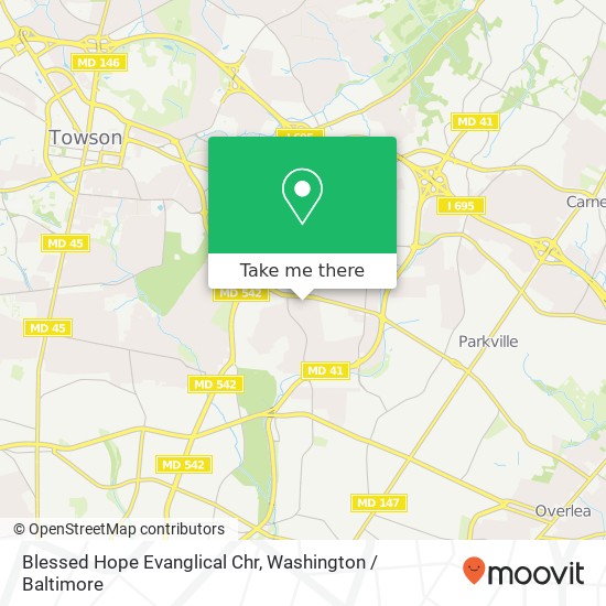 Blessed Hope Evanglical Chr map