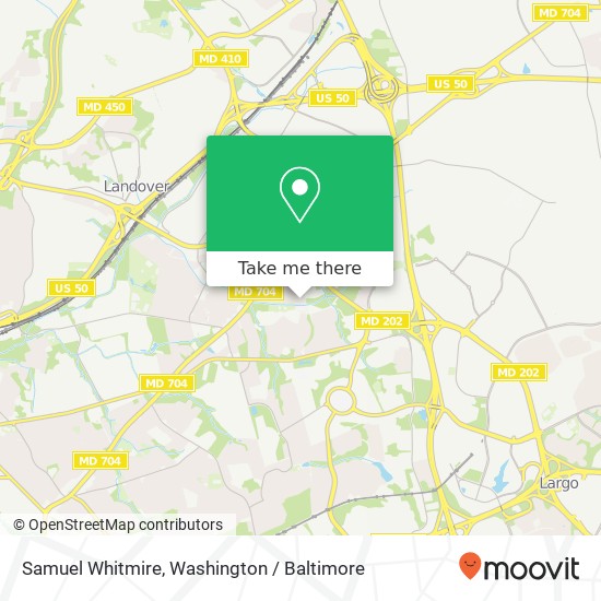 Mapa de Samuel Whitmire