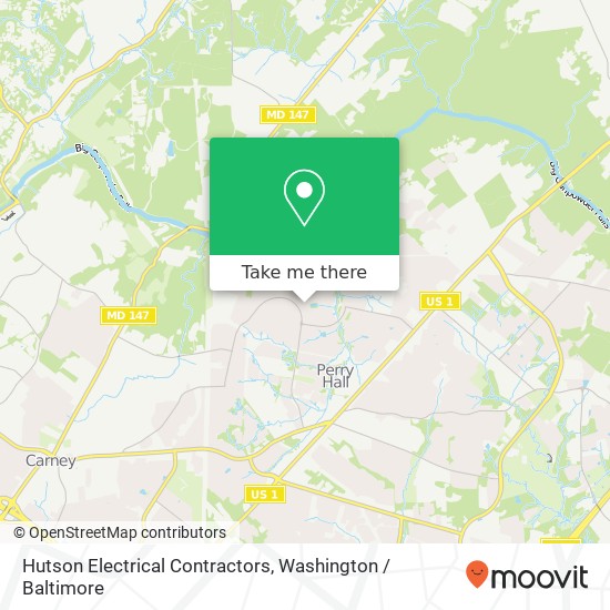 Mapa de Hutson Electrical Contractors