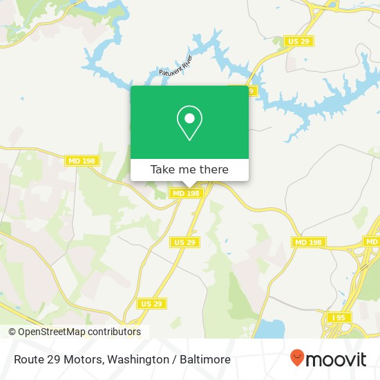 Mapa de Route 29 Motors