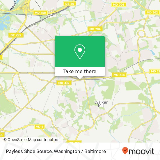 Payless Shoe Source map