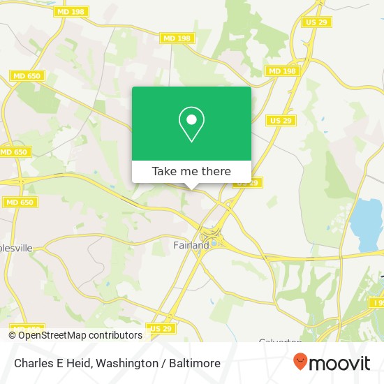 Mapa de Charles E Heid