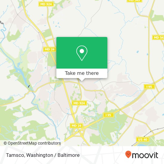 Tamsco map