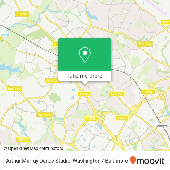 Arthur Murray Dance Studio map