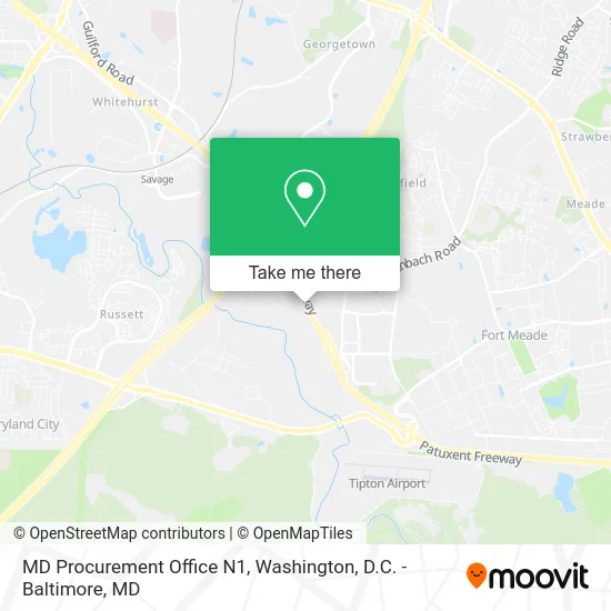 MD Procurement Office N1 map