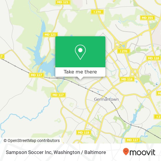 Sampson Soccer Inc map