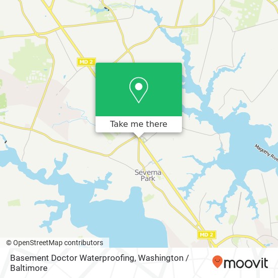 Mapa de Basement Doctor Waterproofing