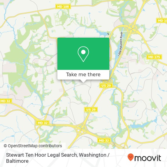 Stewart Ten Hoor Legal Search map