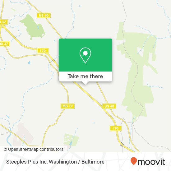 Mapa de Steeples Plus Inc