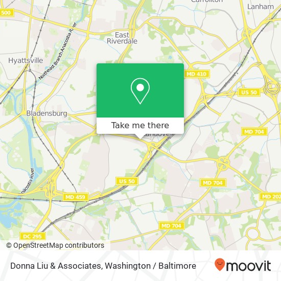 Donna Liu & Associates map