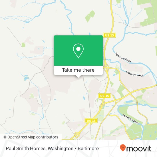 Mapa de Paul Smith Homes