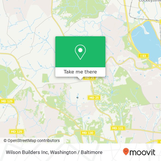 Wilson Builders Inc map