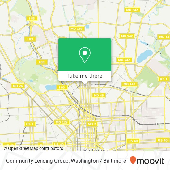 Community Lending Group map