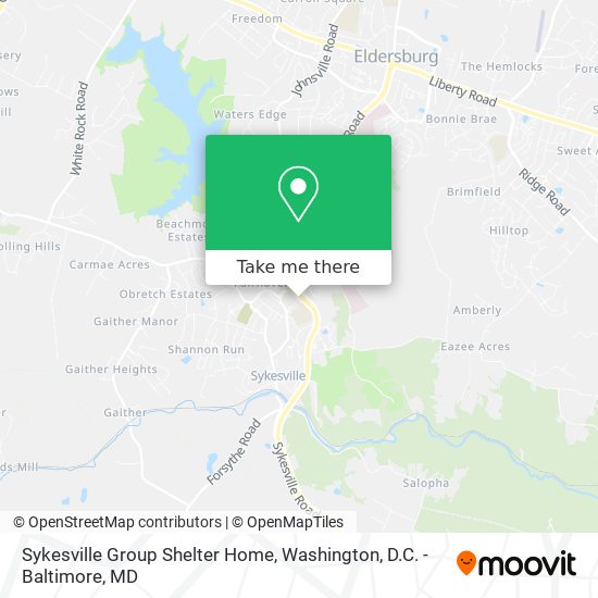 Mapa de Sykesville Group Shelter Home