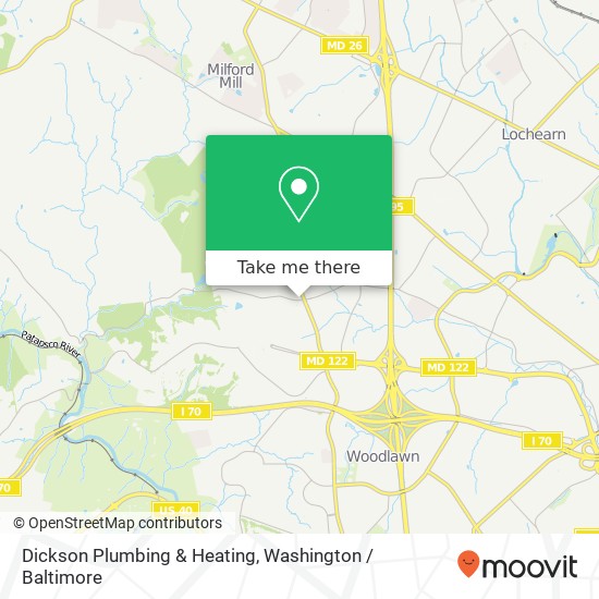 Dickson Plumbing & Heating map