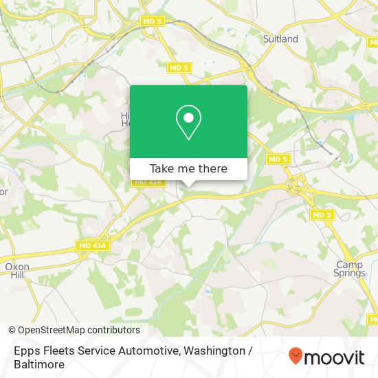 Mapa de Epps Fleets Service Automotive