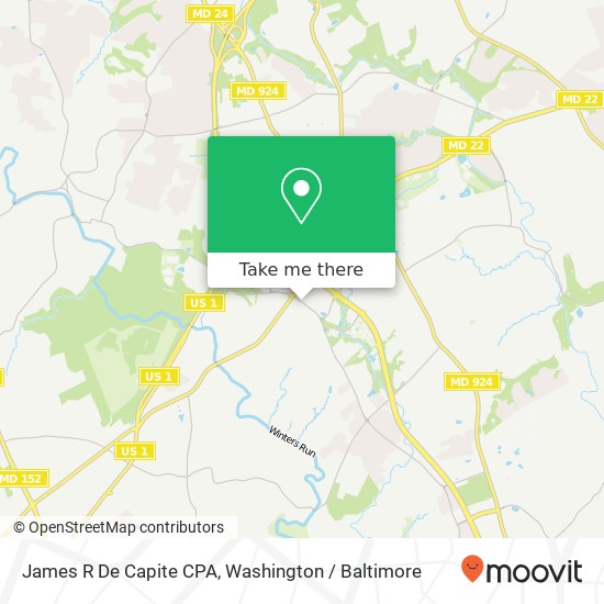 Mapa de James R De Capite CPA