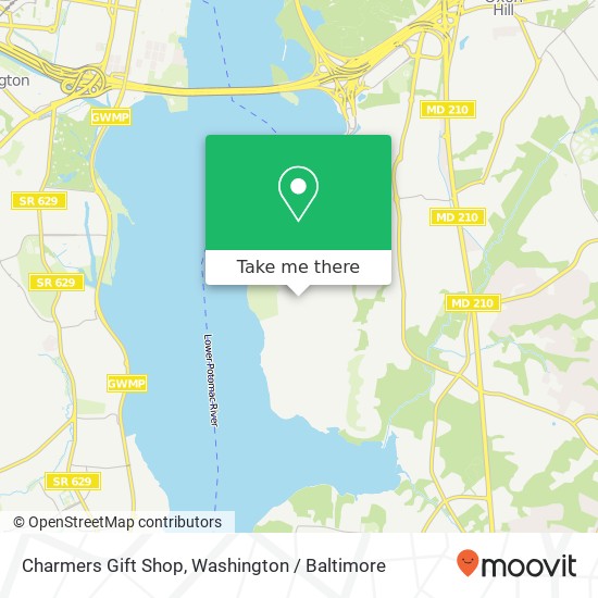 Charmers Gift Shop map