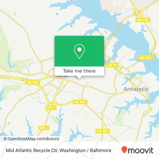 Mid Atlantic Recycle Ctr map