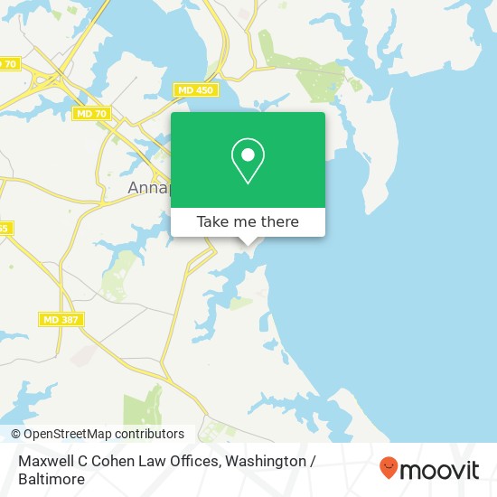 Mapa de Maxwell C Cohen Law Offices