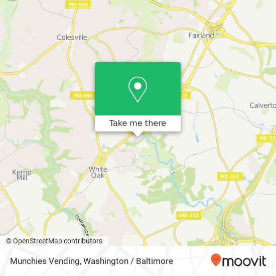 Munchies Vending map