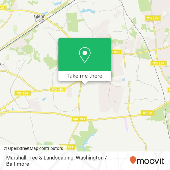 Marshall Tree & Landscaping map