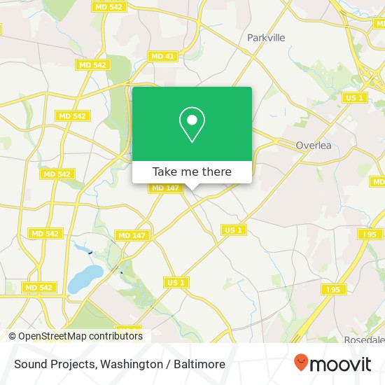 Sound Projects map